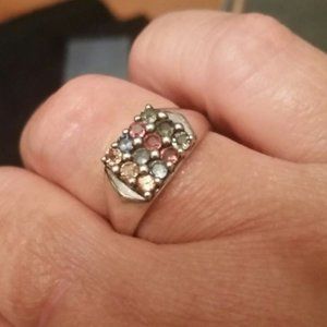 Sterling Silver Topaz Ring